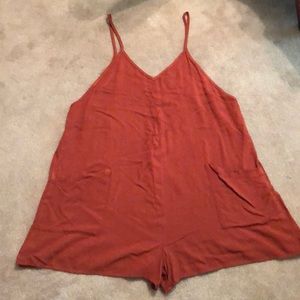 Burnt orange romper! Never worn!